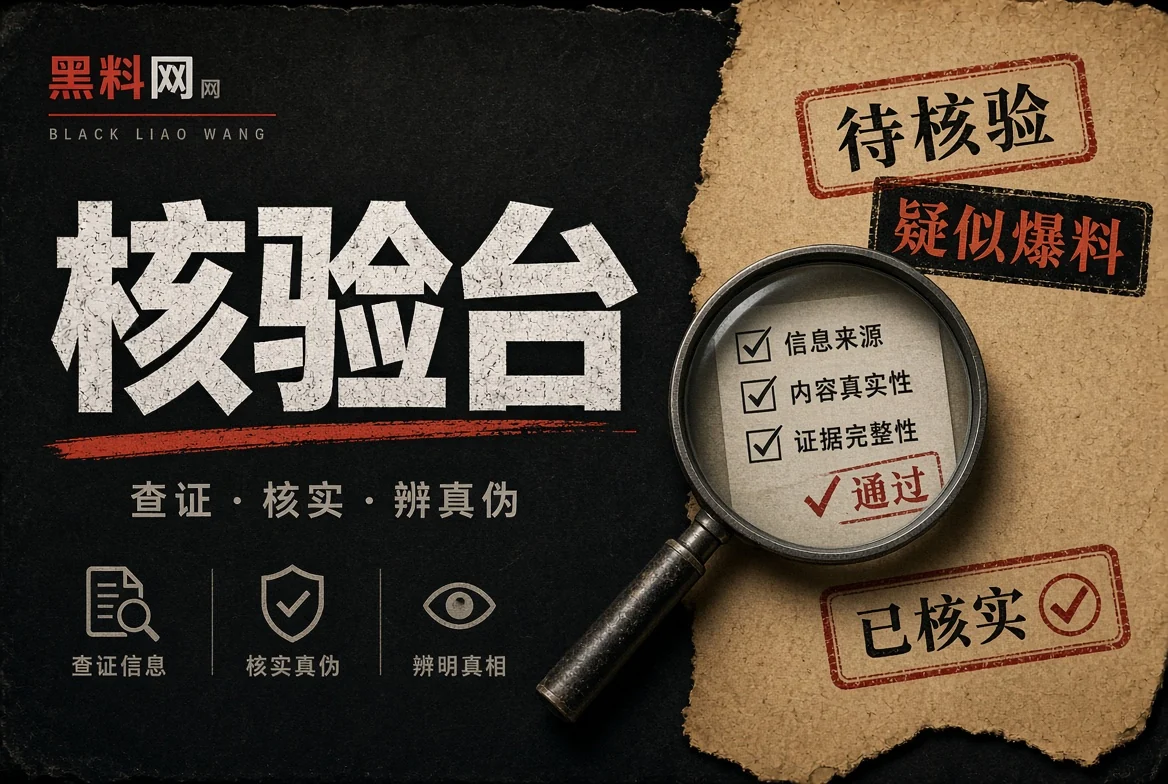 对证台核验状态专题画面